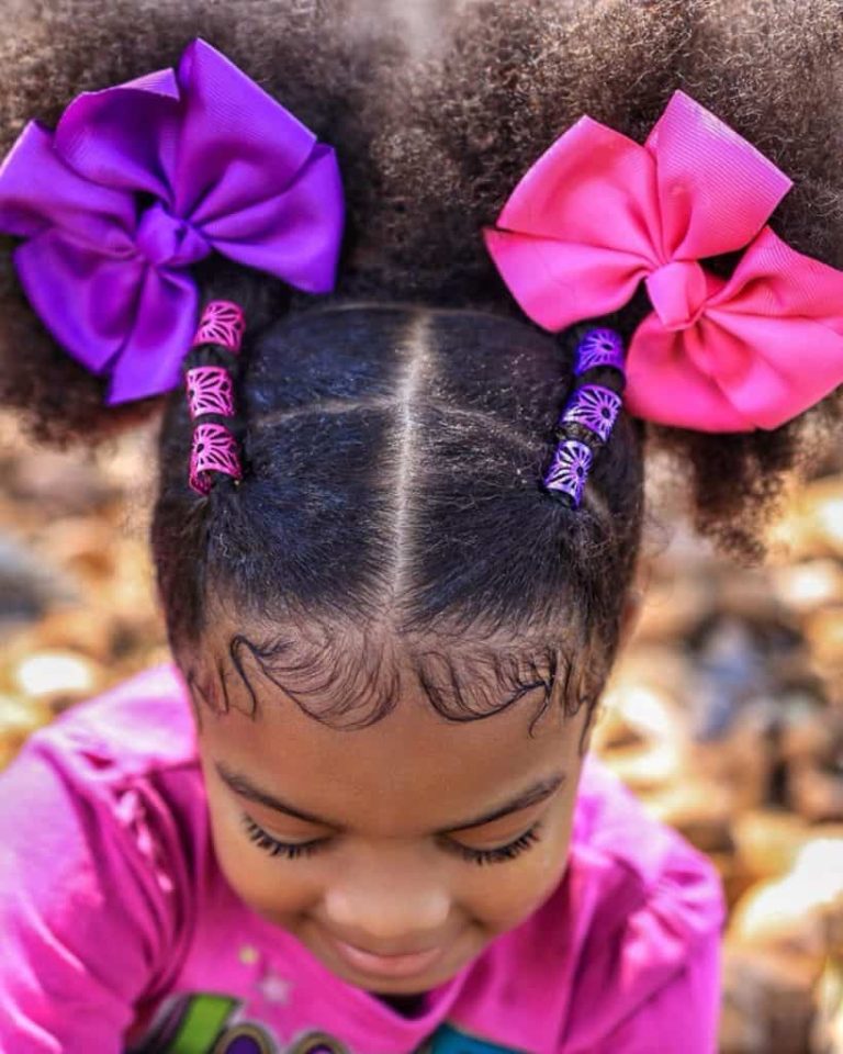 coiffure pour enfant naturelles