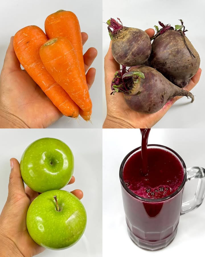 betterave rouge – carotte – pomme verte