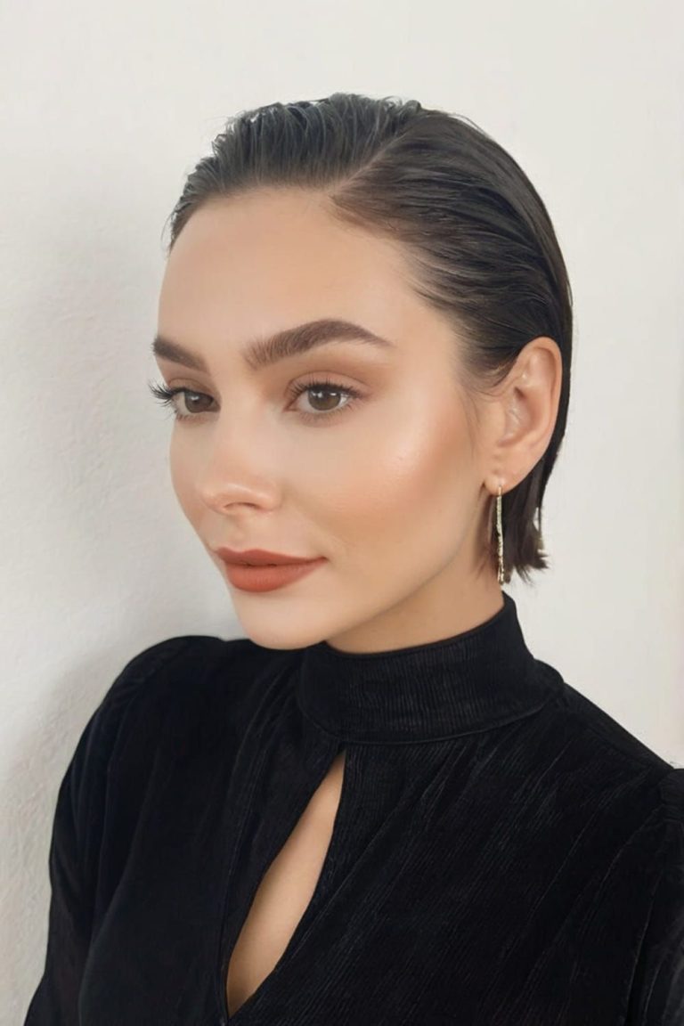 COIFFURE Carré Wet Look