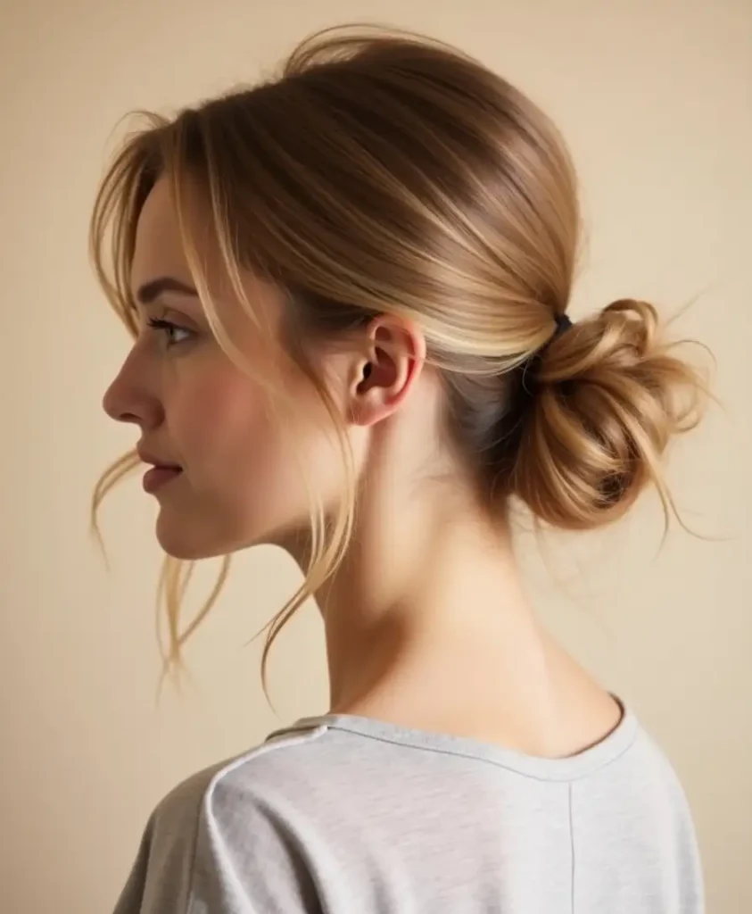 Coiffure pour cheveux mi-longs