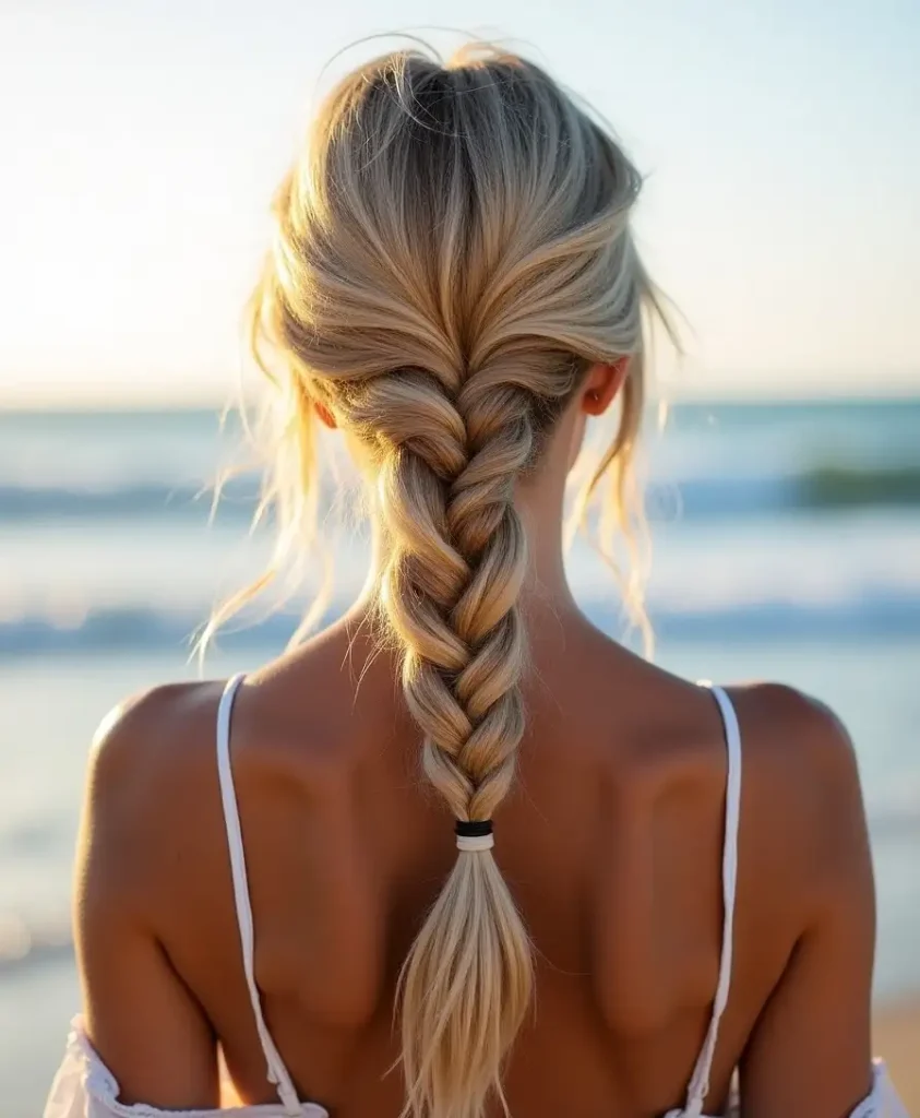 Coiffure de plage