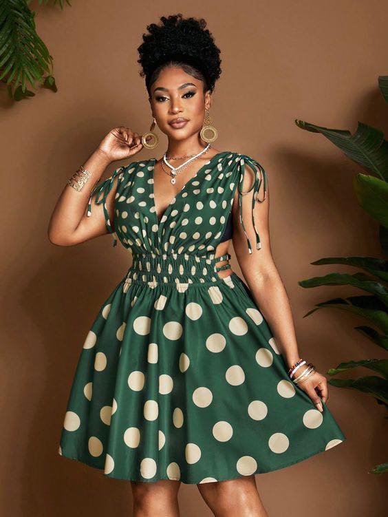 Superbes Robes Patineuses à Pois