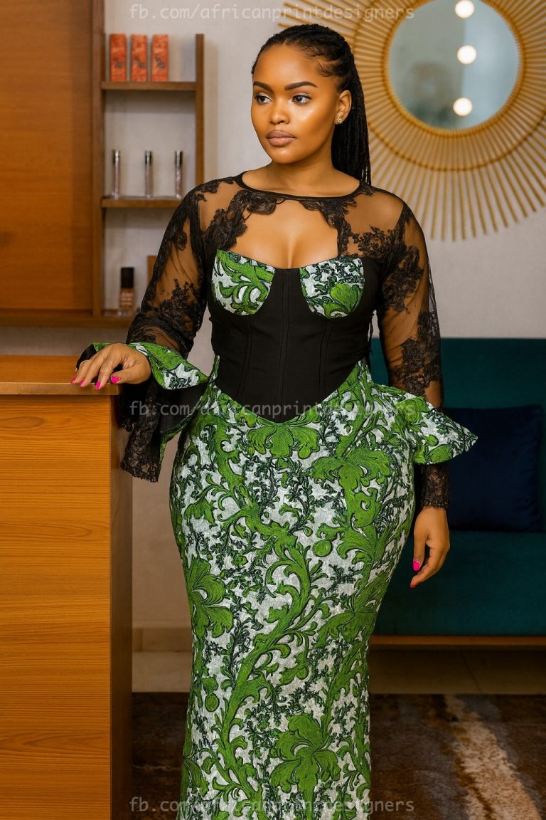 17 magnifiques robes en tissu wax africain que les Nigérianes adorent