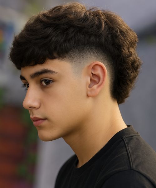 Coupe mulet dégradée