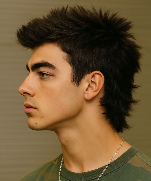 Faux Hawk Mullet