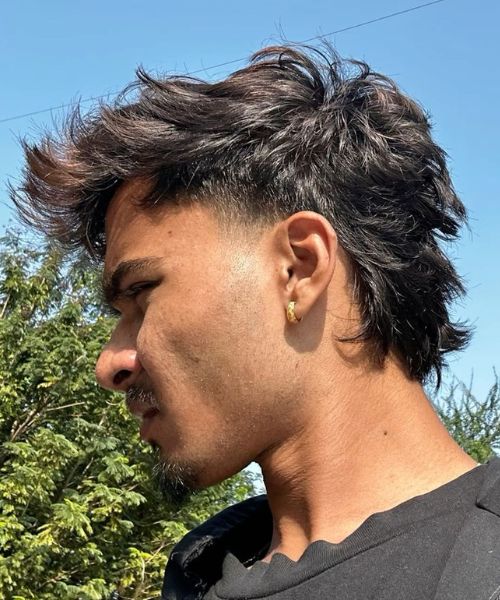 Coupe mulet moderne dégradée