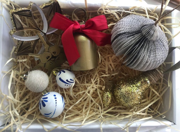 Décorations de Noël en forme de flocons de neige