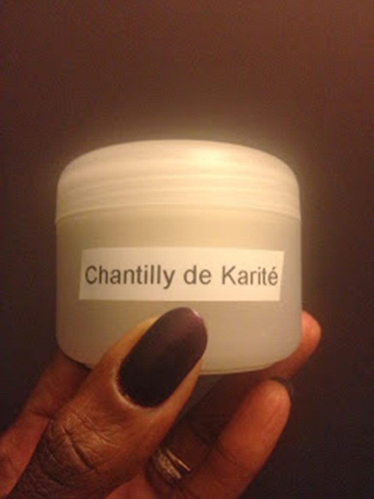 chantilly de karité maison