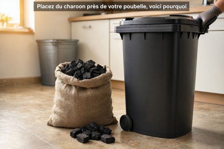 Mettez du charbon près de votre poubelle