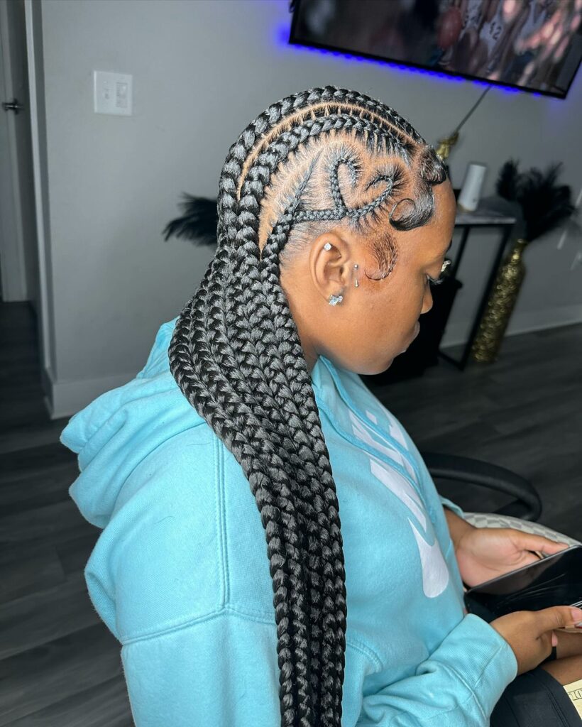 Six tresses freestyle avec insertion
